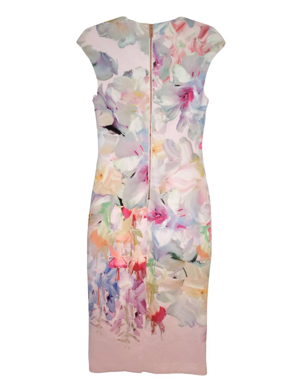 Ted Baker Bathany Hanging Gardens Floral Midi Sheath Dress 2 - Picture 4 of 8